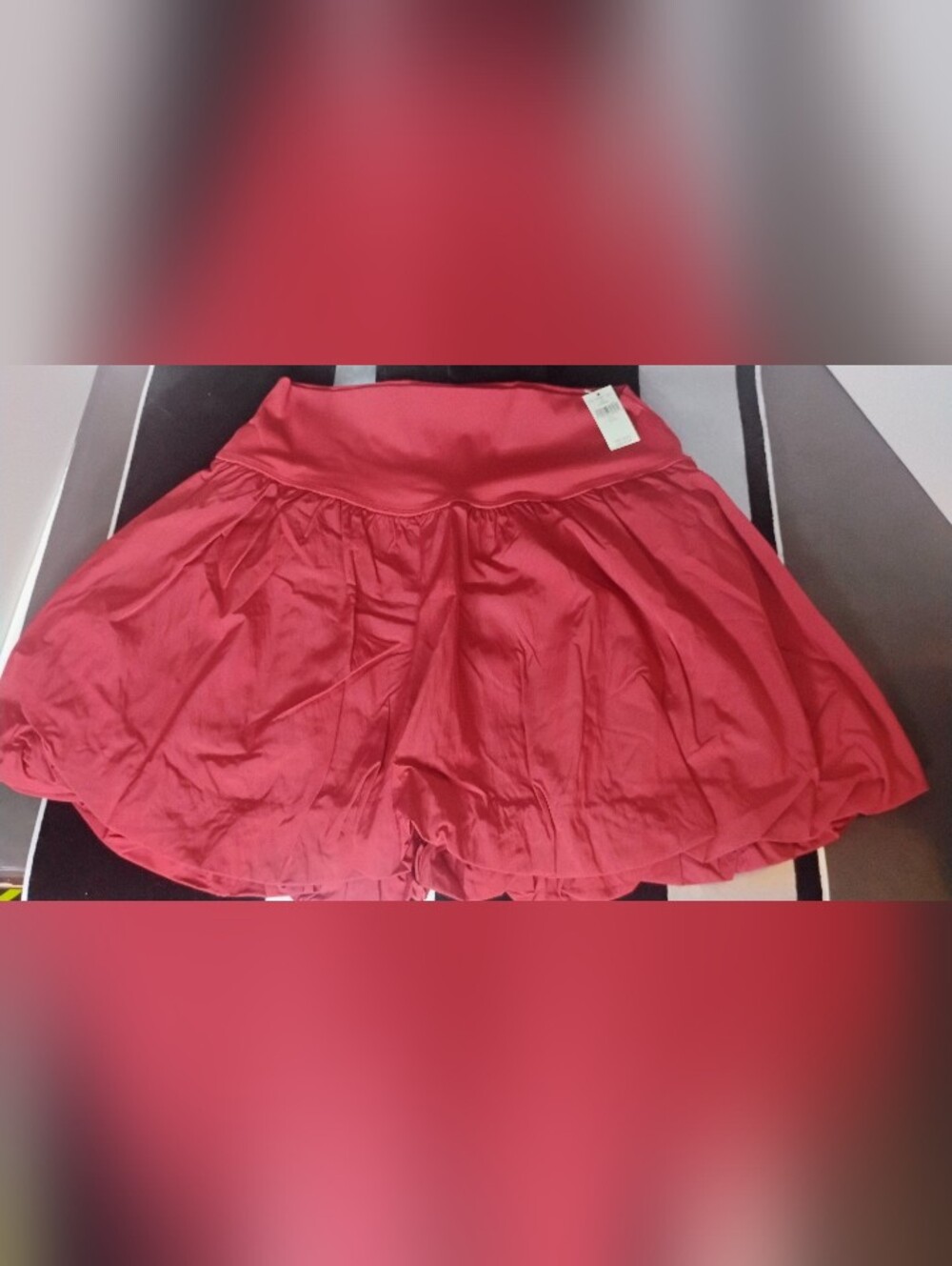 Offline by Aerie Women’s Summer Burgundy Bubble Skort Size Medium NWT
